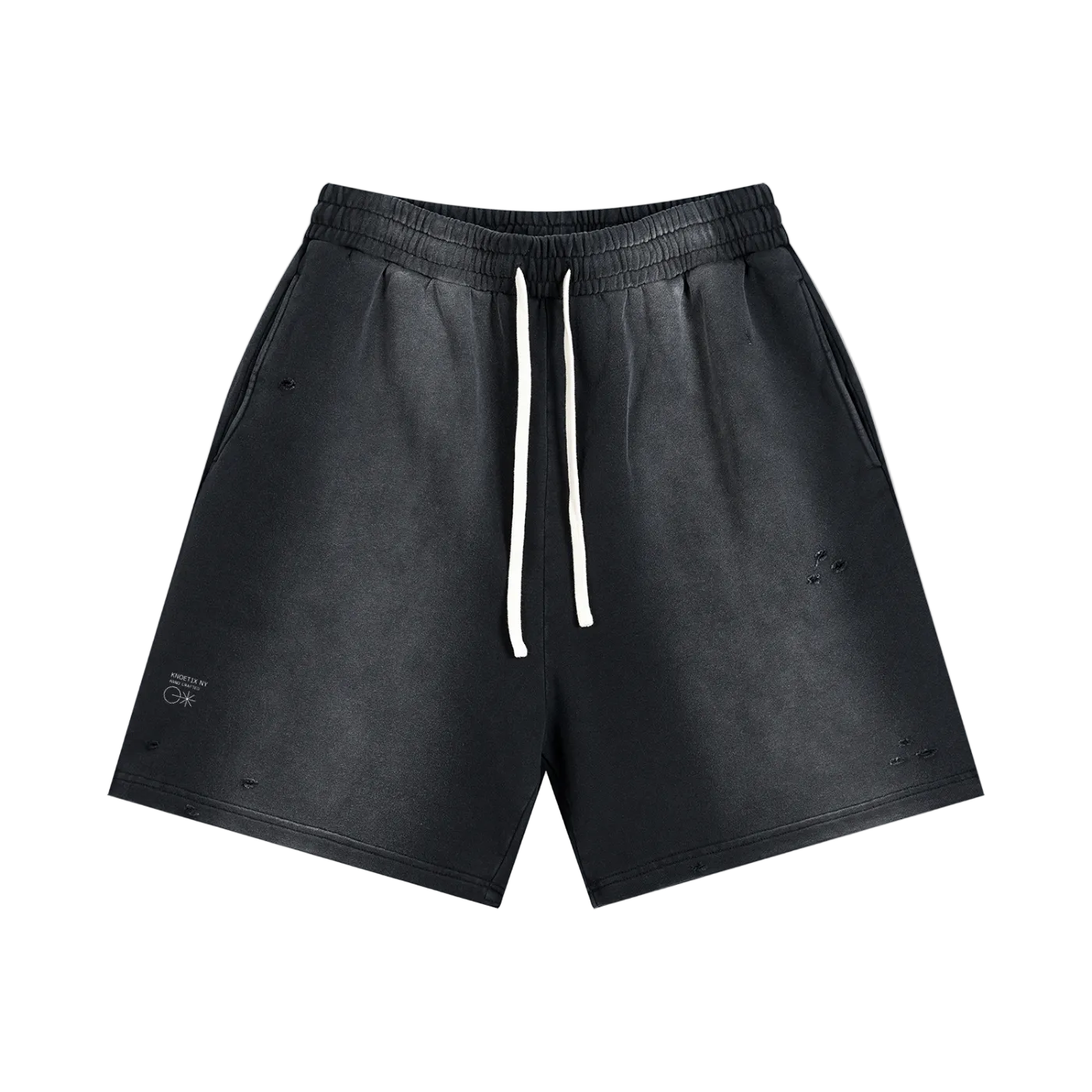 Faded Distressed Shorts