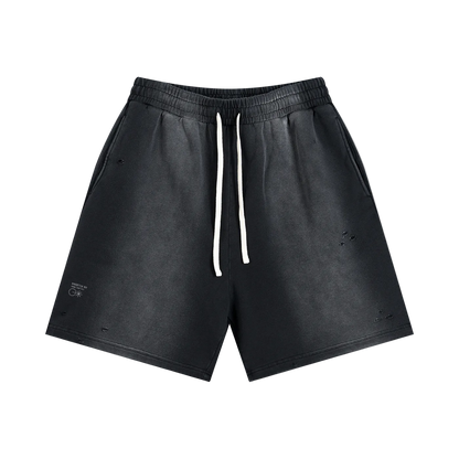 Faded Distressed Shorts
