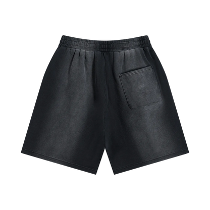 Faded Distressed Shorts