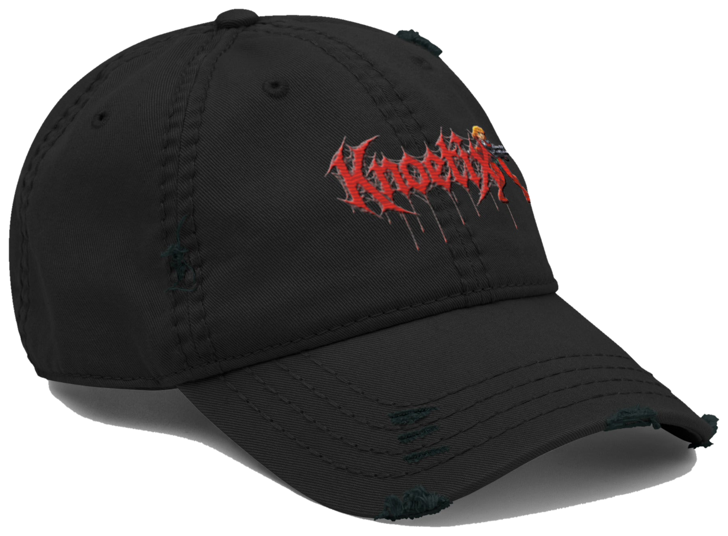 Distressed Knoetix Embroidered Hat