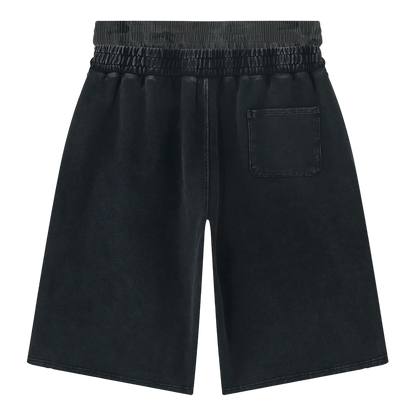 Vintage Washed Wide Shorts - back